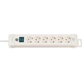 Premium-Line extension socket 6-way white 3m H05VV-F 3G1,5