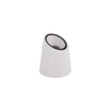 White Sandstone Glass Diffuser LED GU10 1x7 Watt 100-240 Volt Bulb Excluded IP65 D: 14 H: 16 cm