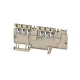 Feed-through terminal block, 1.5 mm², 250 V, 16 A