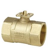 VAI60.50-96 - 2-port ball valve, internally threaded, PN40, DN50, kvs 96