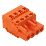 1-conductor female connector CAGE CLAMP® 2.5 mm² orange