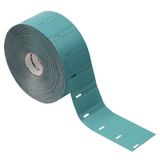 Device marking, halogen-free, 25 mm, Polypropylene, Turquoise