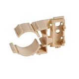 Clip-on lyre Ø25mm - sand RAL1015