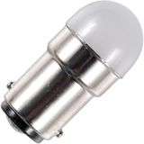 LED Ba15d 4xSMD T18x35 220V 50-60Lm 1W 3000K 25Khrs AC White