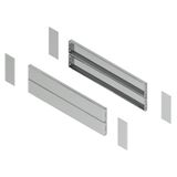 Spacial - side plinth - H200 D400 stainless steel 316L