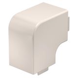 WDK HF60060CW  Flat corner cover, for WDK channel, 60x60mm, creamy white Polyvinyl chloride