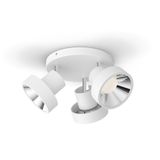 BUKKO plate/spiral white 3x4.5W SELV