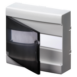 TRANSPARENT SMOKED DOOR WITH FRAME FOR FINISHING SUPPORT BASES - IP40 - CLIP FIXING