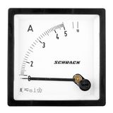 Ammeter, 72x72mm, 5A, AC, Direct measuring