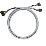 PLC-wire, Digital signals, 50-pole, Cable LiYCY, 1 m, 0.25 mm²