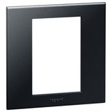 Arteor Surround Plate 3 Module Square Graphite