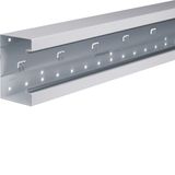 Wall trunking base front mounted BRS 85x130mm lid 80mm of sheet steel 