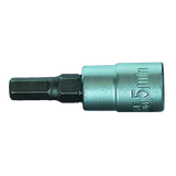 Socket bit 1/4" hexagon 8mm