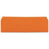 End and intermediate plate 2.5 mm thick orange