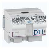 DTI RJ45 DIN format for multimedia cabinet