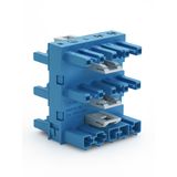 5-way distribution connector 5-pole Cod. I blue