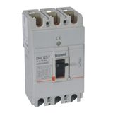 MCCB - DRX 125 - magnetothermal - Icu 25 kA - 415 V - 3P - In 125 A