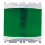 Green prismatic indicator unit Silver