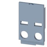 cover, operator panel in center (replacement) accessory for circuit breaker…3VW9111-8AT45