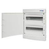 Flush-mounting Distribution Board 2-row, 24MW, white door