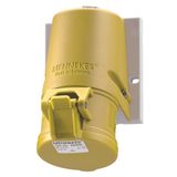 Mennekes Wall mounted recept., 16A3p4h110V, IP44 1340