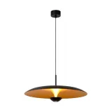 Lucide KENNETH - Hanging lamp - Ø 60 cm - LED Dim. - 1x15W 2700K - Black