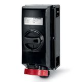 INTERLOCK.SOCKET 16A 2P+E 3h >50-250V DC