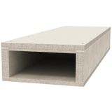 BSK 091026  Fire protection channel I90/E30, 105x260, gray Lightweight concrete with glass fibers