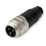 787-6716/9100-000 Pluggable connector, 7/8 inch; 7/8 inch; 3-pole