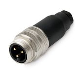 Pluggable connector, 7/8 inch 7/8 inch 3-pole