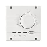 Analog thermostat - top part, heating/cooling, white