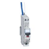 RCBO DX3 10000A 1 pole 45A curve C type A 100mA