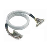 PLC-wire, Digital signals, 50-pole, Cable LiYCY, 1 m, 0.14 mm²