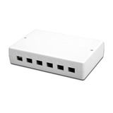 EDN-93705 housing 6xrj45 white