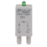 LED module green 24VAC/DC for S-Relay socket