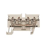 Feed-through terminal block, Tension-clamp connection, 2.5 mm², 800 V,