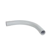 Large radius handlebar 90° IP44 Ø50mm and radius 210mm - gray RAL7035