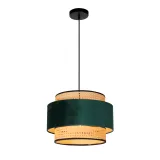 Lucide JAVOR - Pendant light - Ø 38 cm - 1xE27 - Green