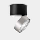 Spotlight Kiva Surface Ø95mm 12W LED warm-white 2700K CRI 90 22.7º DALI-2 Satin nickel 1172lm