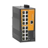 Network switch (managed), managed, Fast Ethernet, Number of ports: 16x