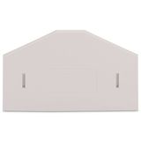 Separator plate 2 mm thick oversized light gray