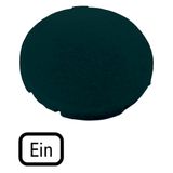 Button plate, flat black, EIN