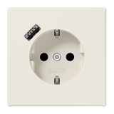 SCHUKO socket with USB type A LS1520-18A