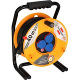Brobusta IP44 cable reel for site & professional 40m H07RN-F 3G1,5