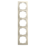 2515-922-507 b55 Frame 5-gang white