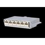 E-DAT C6 6x8 1RU Modul Cat.6