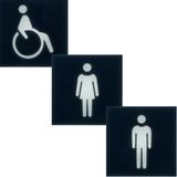 GALLERY WC INDICATION LABEL (MEN-FEMALE-DISABLED)