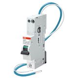 DSE201 C16 A30 - N Blue Residual Current Circuit Breaker with Overcurrent Protection