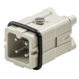 Contact insert (industry plug-in connectors), Male, 400 V, 16 A, Numbe