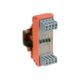 EM6DC, SCREW TERMINAL BLOCK, CLAMP, ORANGE, 25.4MM SPACING